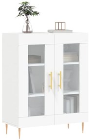 Credenza bianca 69,5x34x90 cm in legno multistrato