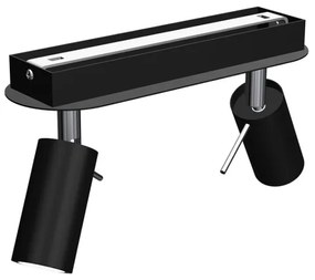 Faretto PRESTON 2xGU10/40W/230V nero