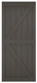 Anta per porta scorrevole Kentucky in mdf marrone L 96 x H 215 cm reversibile