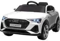 Macchina Elettrica per Bambini 12V con Licenza Audi E-Tron Sportback Bianco