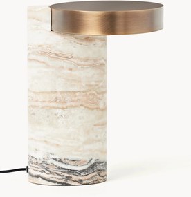 Lampada da tavolo a LED con base in marmo Eske