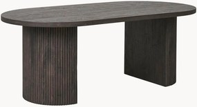 Tavolino da salotto ovale effetto legno Boavista