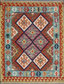 Kilim Tappeto orientale 140x110 (Pakistan) Tessuto A Mano