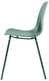 Sedia da pranzo verde Whitby - Unique Furniture