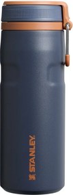 Borraccia termica blu scuro in acciaio inox 470 ml IceFlow™ Bottle Twist Flip Twilight – Stanley