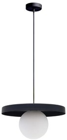 Lampadario a sospensione con filo LOME 1xE27/60W/230V nero