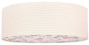 Plafoniera per bambini KIDDY 2xE27/40W/230V beige/rosa