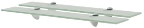 Mensole Galleggianti 2 Pz İn Vetro 60x10 Cm 8 Mm /
