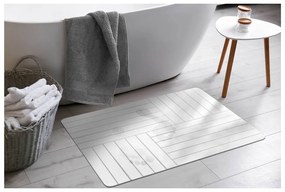 Tappetino per il bagno bianco 50x70 cm Malta – douceur d'intérieur