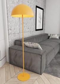 Piantana Moderno Demetra Acciaio Arancione 1 Luce E27 Ip20