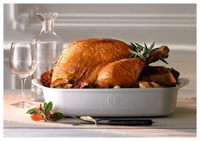 Piastra rettangolare in ceramica crema Ultime, 42,5 x 28 cm Ultimate - Emile Henry