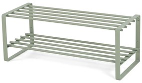 Scarpiera in metallo grigio-verde Rex - Spinder Design