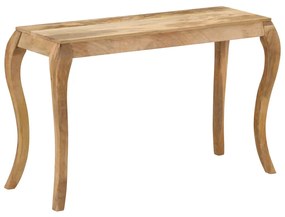 Tavolo consolle in legno massello di mango 118x38x76 cm