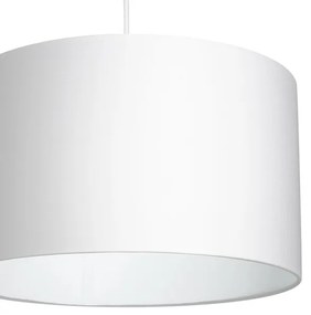 Lampadario a sospensione con filo ARDEN 1xE27/60W/230V diametro 40 cm bianco