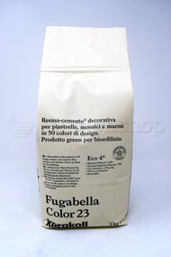 Kerakoll Fugabella resina cemento decorativa per piastrelle mosaici e marmi 3kg Color 23