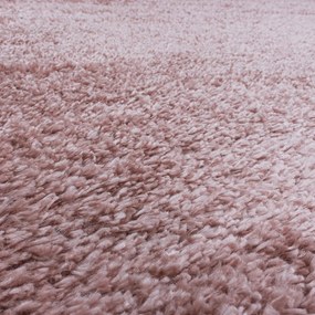 Tappeto rotondo rosa ø 160 cm Fluffy - Ayyildiz Carpets