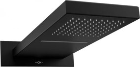 Mexen Waterfall soffione doccia 50 x 22 cm, nero- 79195-70