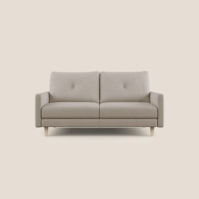 Matisse divano con sedute allungabili e schienali in piuma d'oca in tessuto smacchiabile T17 beige