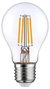 Lampada LED E27 6W a Filamento 140 lm/W Dimmerabile - A60 Colore Bianco Naturale 4.000K
