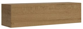 Pensile TV Ribalta con passa cavi L.133,6 - L.173,6 H.40 P.39,2, Quercia Natura / 153,6 cm