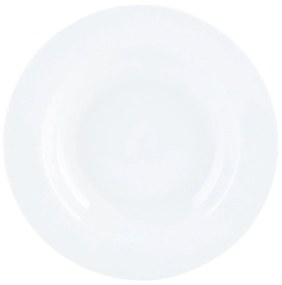 Piatto Fondo Quid Basic Ceramica Bianco (ø 21,5 cm) (12 Unità)