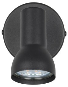 Faretto nero ø 8 cm Cantar – Reality