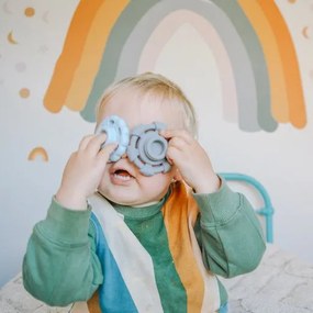 Piramide impilabile con massaggiagengive, oceano