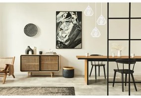 Lampadario a sospensione con filo CEED 3xE27/60W/230V bianco