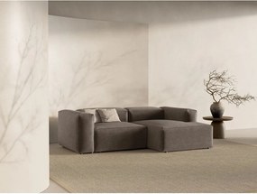 Divano angolare marrone (con penisola a destra/con chaise lounge) Bergamo – Cosmopolitan Design