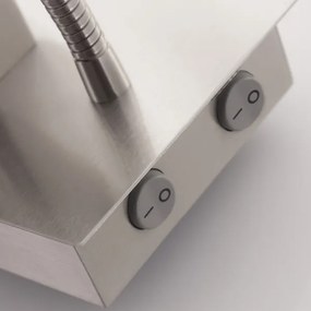 Eglo 96478 - Lampada LED flessibile PASTERI 1xE27/40W+LED/3,8W taupe