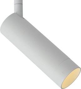 Sistema di illuminazione a binario moderno con 6 faretti bianco 1 fase - Slimline Uzzy