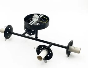 Brilagi - Plafoniera MALONY 4xE14/20W/230V nera