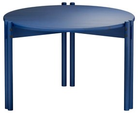Tavolino rotondo blu in legno di pino ø 60 cm Sticks - Karup Design