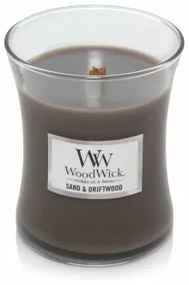 Candela Profumata Woodwick Sand &amp; Driftwood 275 g