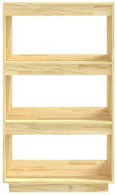 Libreria/divisorio 60x35x103 cm in legno massello di pino