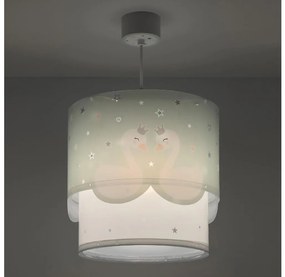 Dalber 61712H - Lampadario per bambini SWEET LOVE 1xE27/60W/230V verde