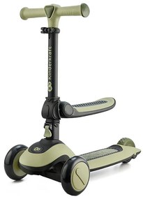 KINDERKRAFT - Monopattino per bambini 2in1 HALLEY Grassland