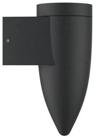 Applique da Parete a Cono per esterni, IP65 GU10 - Nera Colore del corpo Nero