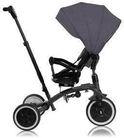 Lionelo - Triciclo per bambini TRIS PLUS Grigio Pietra