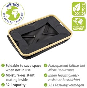 Cesto portabiancheria in tessuto 32 l Ecori - Wenko