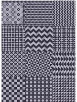 Cole & Son Carta da parati Geometrico - Magenta/ Ink