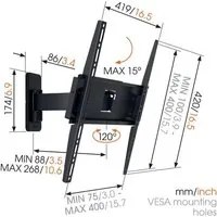 Ma3030-b1 staffa rotante 32-55 - VOG8573030