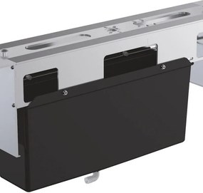 Supporto a parete per doccetta GROHE in abs nero L 79 x H 44 x P 15 cm