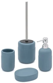 Set completo accessori bagno turchese cobalto in ceramica Cup
