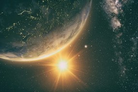 Quadro su tela – Vista dallo spazio