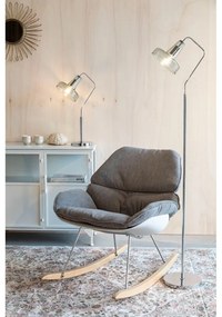 Lampada da terra di colore verde-argento Anshin - White Label