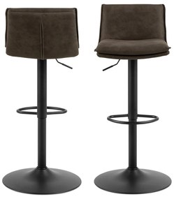 Sgabelli da bar marrone scuro in set di 2 107 cm Flynn - Actona