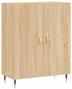 Credenza rovere sonoma 69,5x34x90 cm in legno multistrato