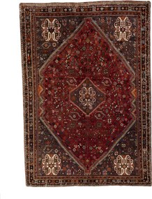 Shiraz Tappeto persiano 310x220 Rosso (Iran) Annodato A Mano