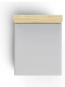 Lenzuolo con angoli grigio in cotone 140x190 cm – Mijolnir